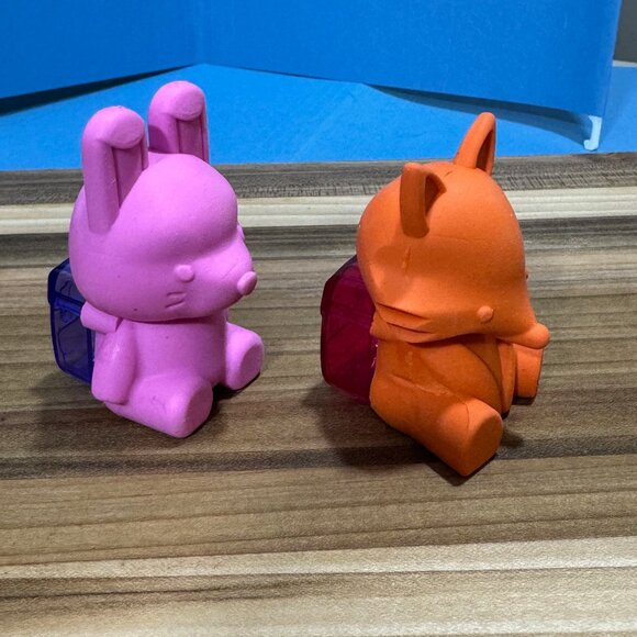 Cute Animal Pencil Sharpeners and Erasers - Picture 2 of 4